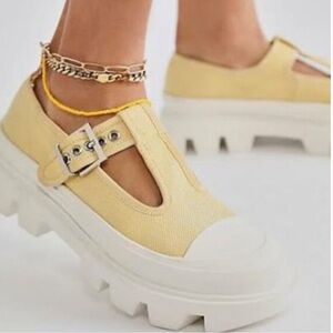 Free People / Anthropology Jeffrey Campbell Marley Mary Jane Platforms Sneakers